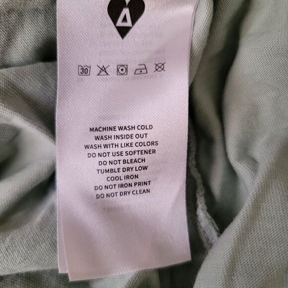 Elfric Eden Graphic Cat T-Shirt Size L Mint Green Urban Fast-Food Design - Picture 5 of 5